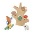 Fisher-Price Wooden Balance Tree Preschool Stacking Activity Toy, 10 Wood Pieces
