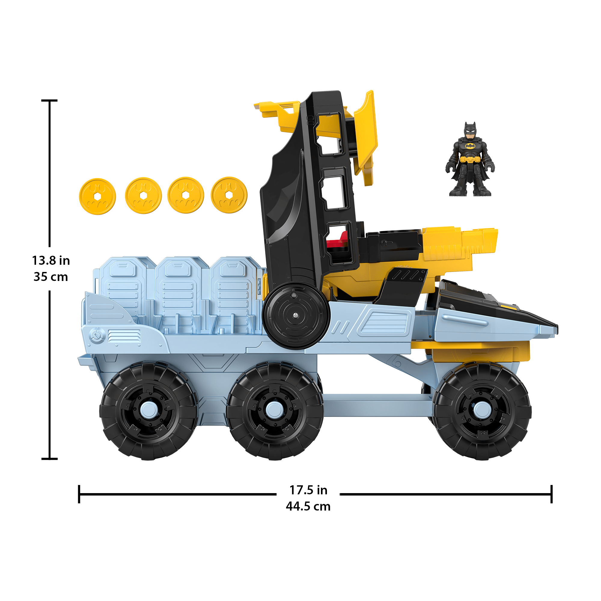 Imaginext DC Super Friends Transforming Bat-Tank With Batman Figure, Lights & Sounds