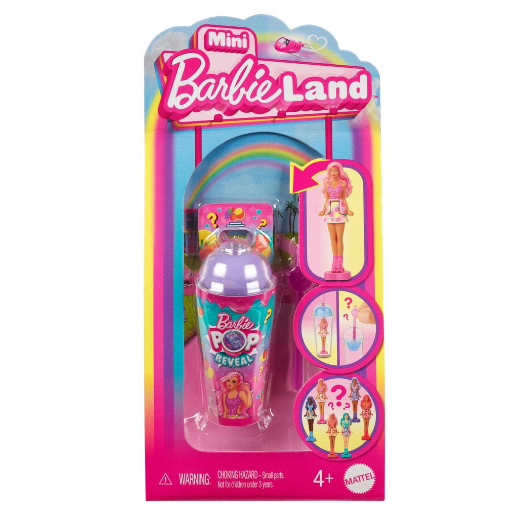 Barbie Mini Barbieland Pop Reveal Dolls, 1.5-inch Doll With Surprise Sensory Reveal