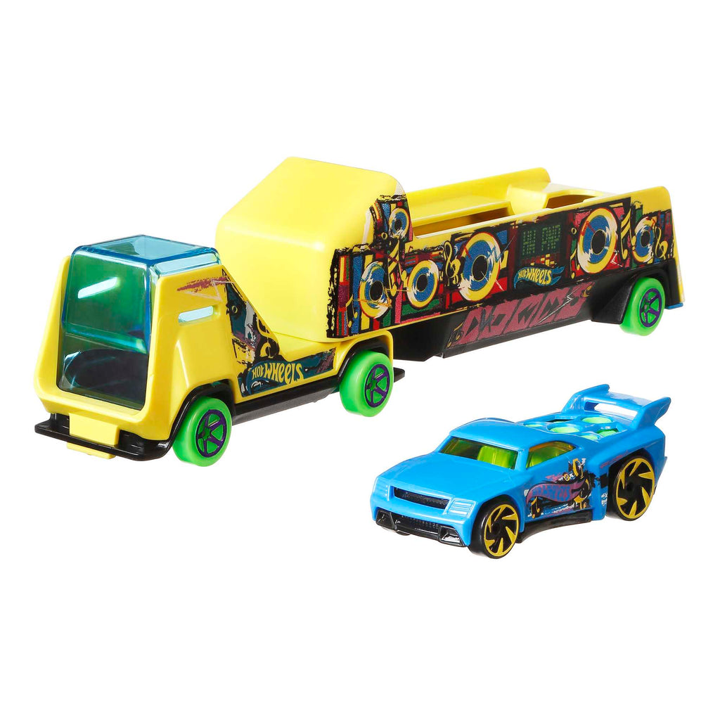 Hot Wheels Diecast Veículo de Brinquedo Transportador de Carros de Luxo