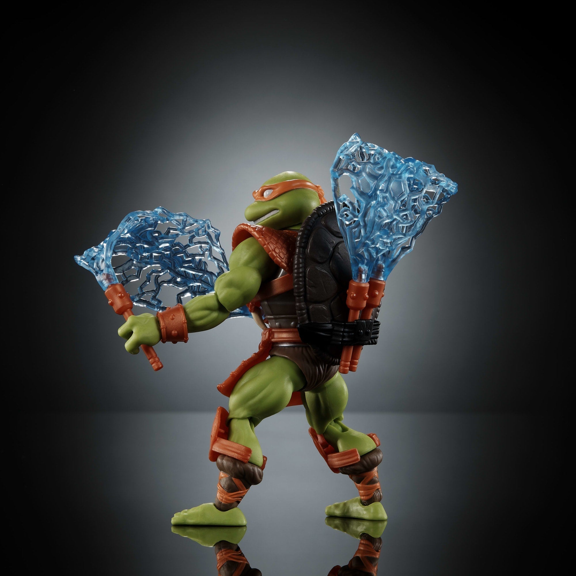 Masters Universe Origins Turtles Grayskull Michelangelo Action Figure, Reptile Wars Tmnt MOTU Toy