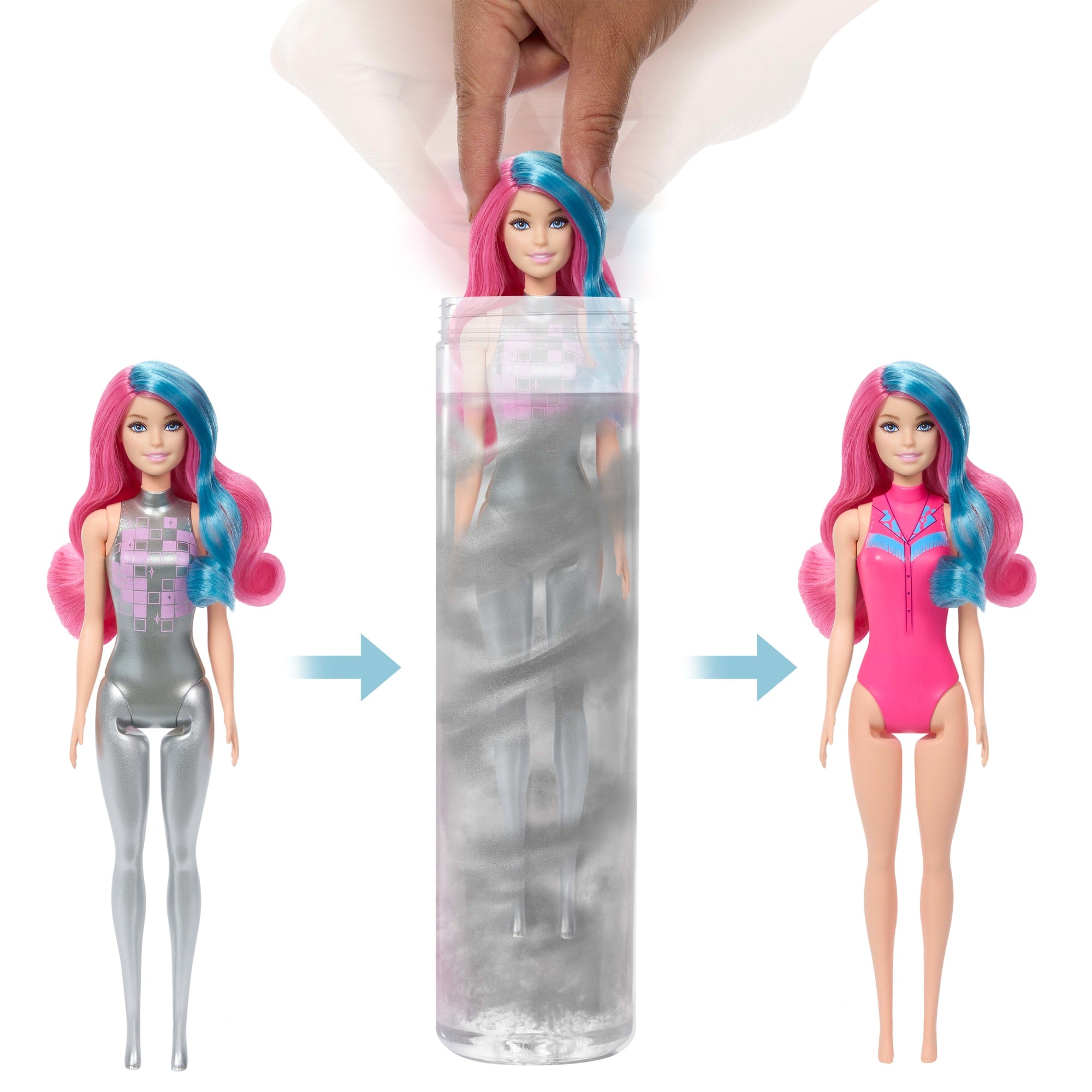 Barbie Color Reveal Boneca Moda Disco