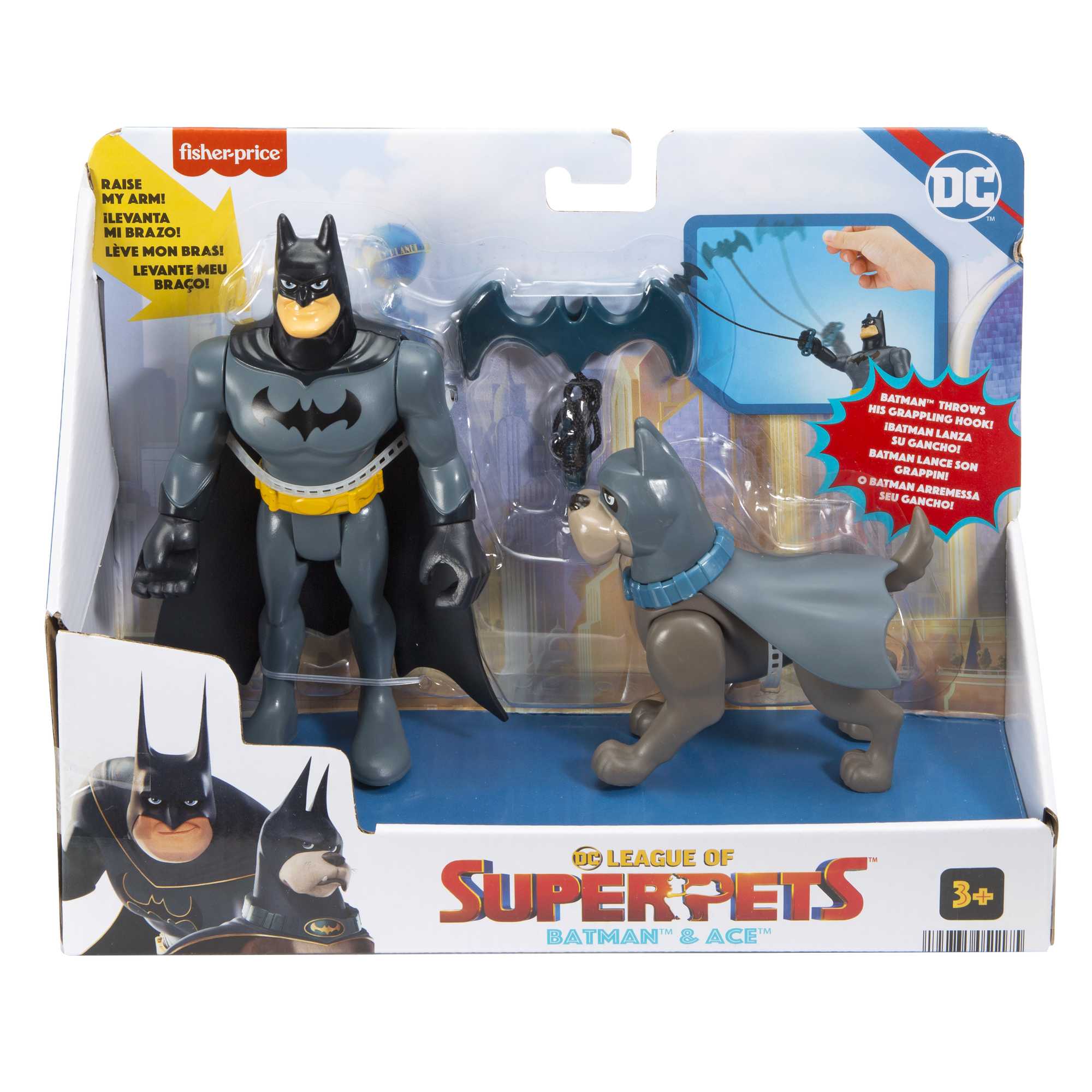 Fisher-Price Dc League Of Super-Pets Batman et Ace