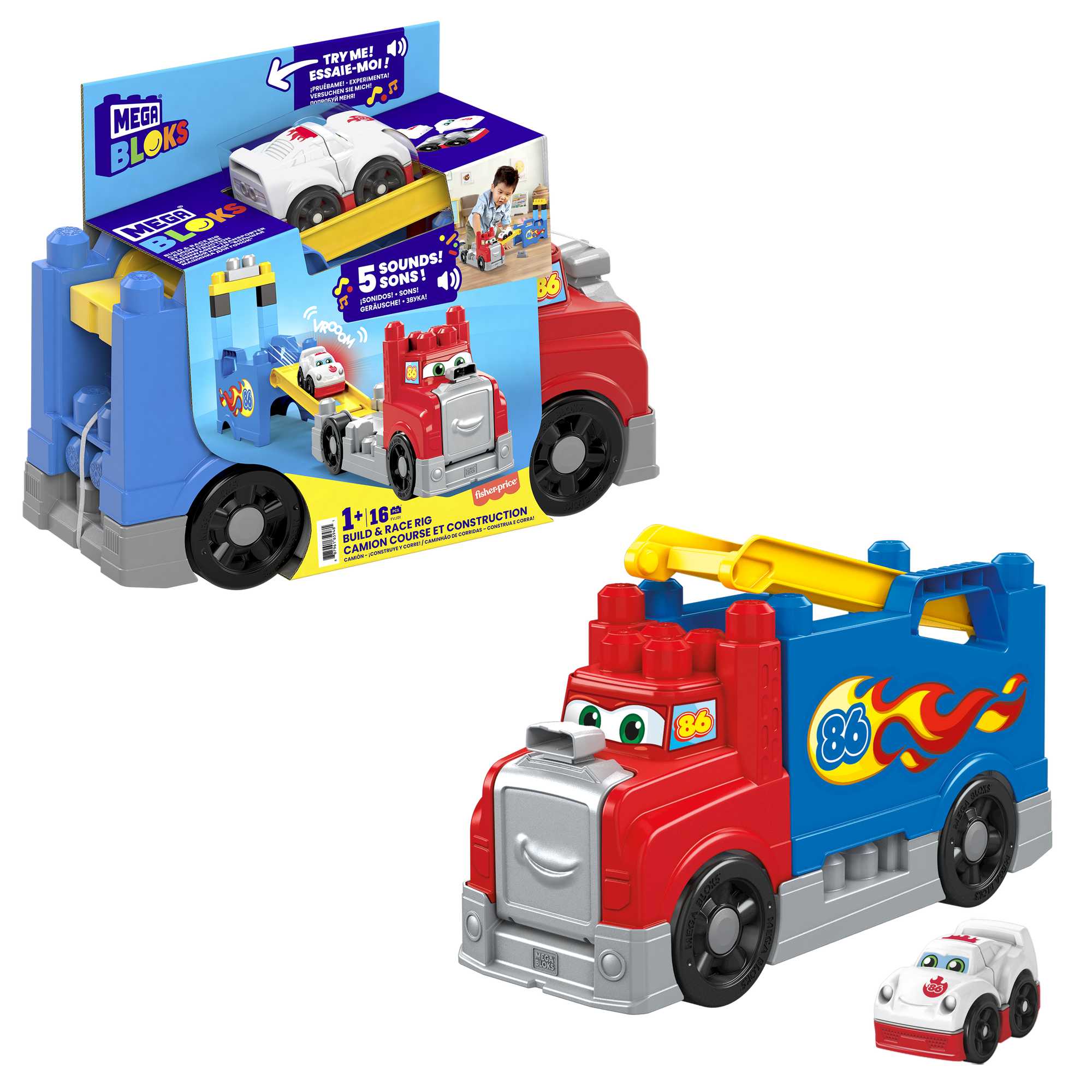 Mega Bloks Mon Camion de Course