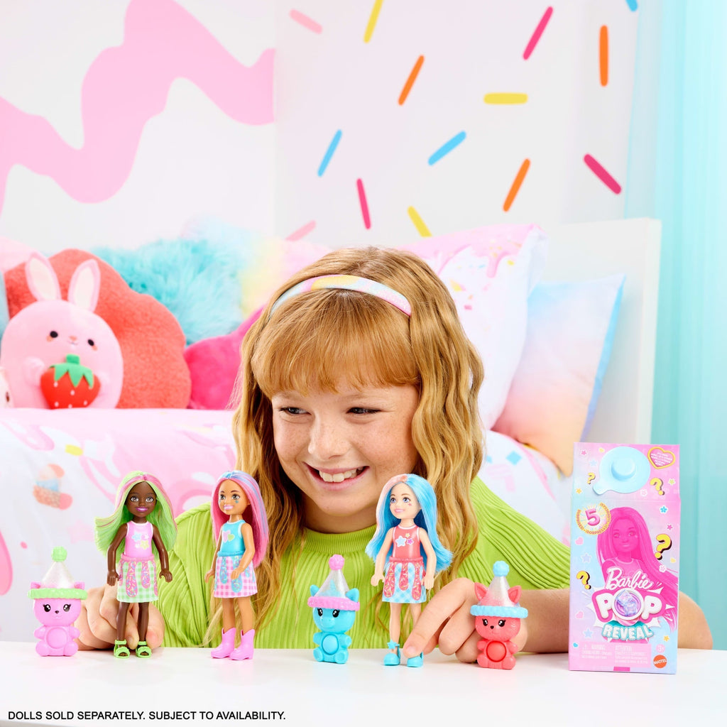 Barbie Chelsea Pop Reveal Shakes Series Doll With Scent & Color Change