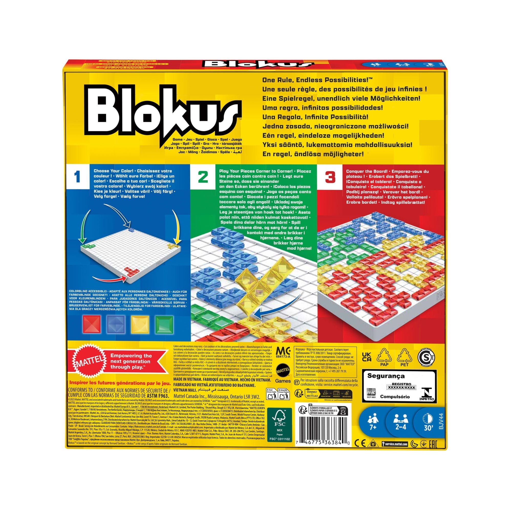 Mattel Games Jogo de Tabuleiro Blokus