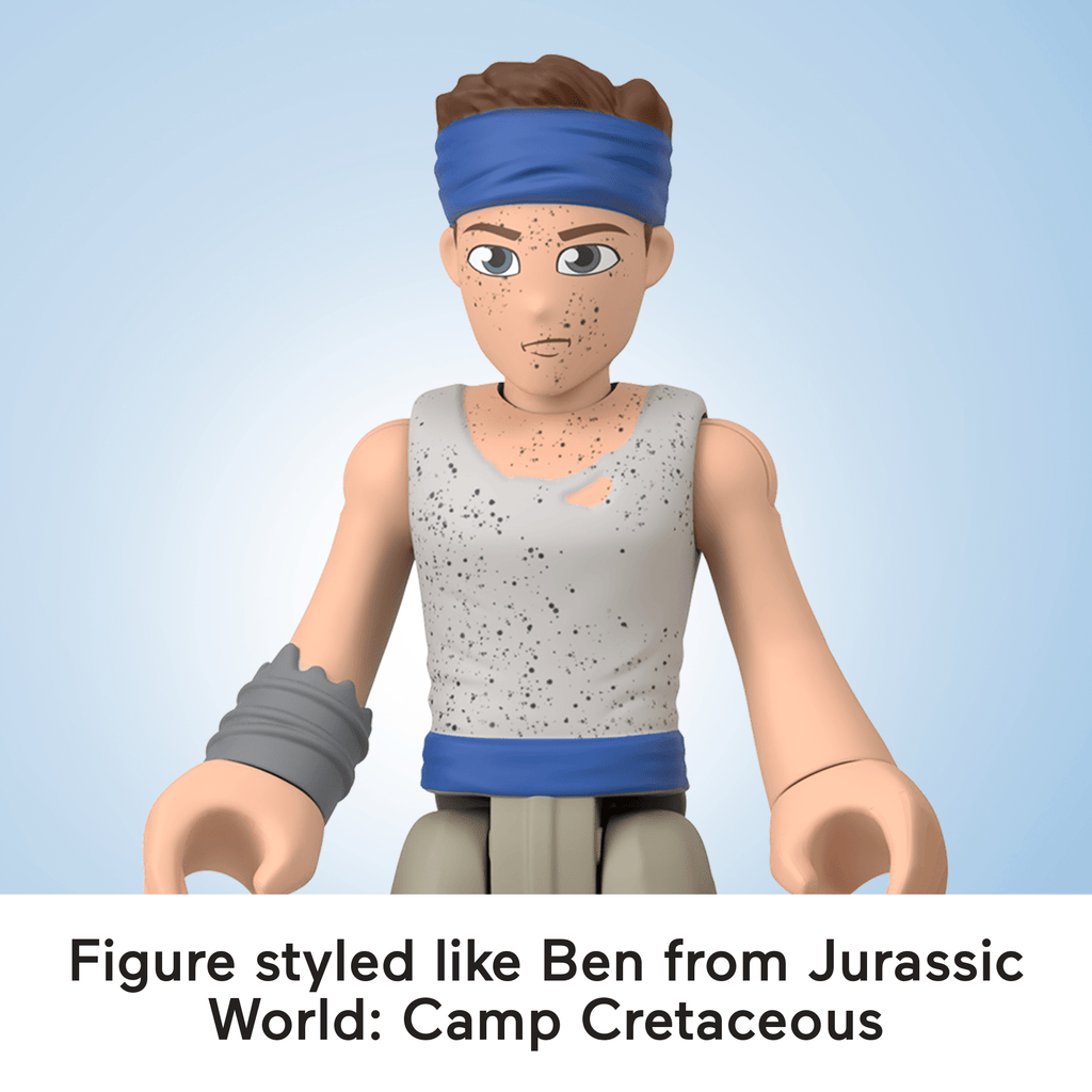 Imaginext Jurassic World Bumpy & Ben Dinosaur Toy Set For Preschool Kids, 2 Pieces