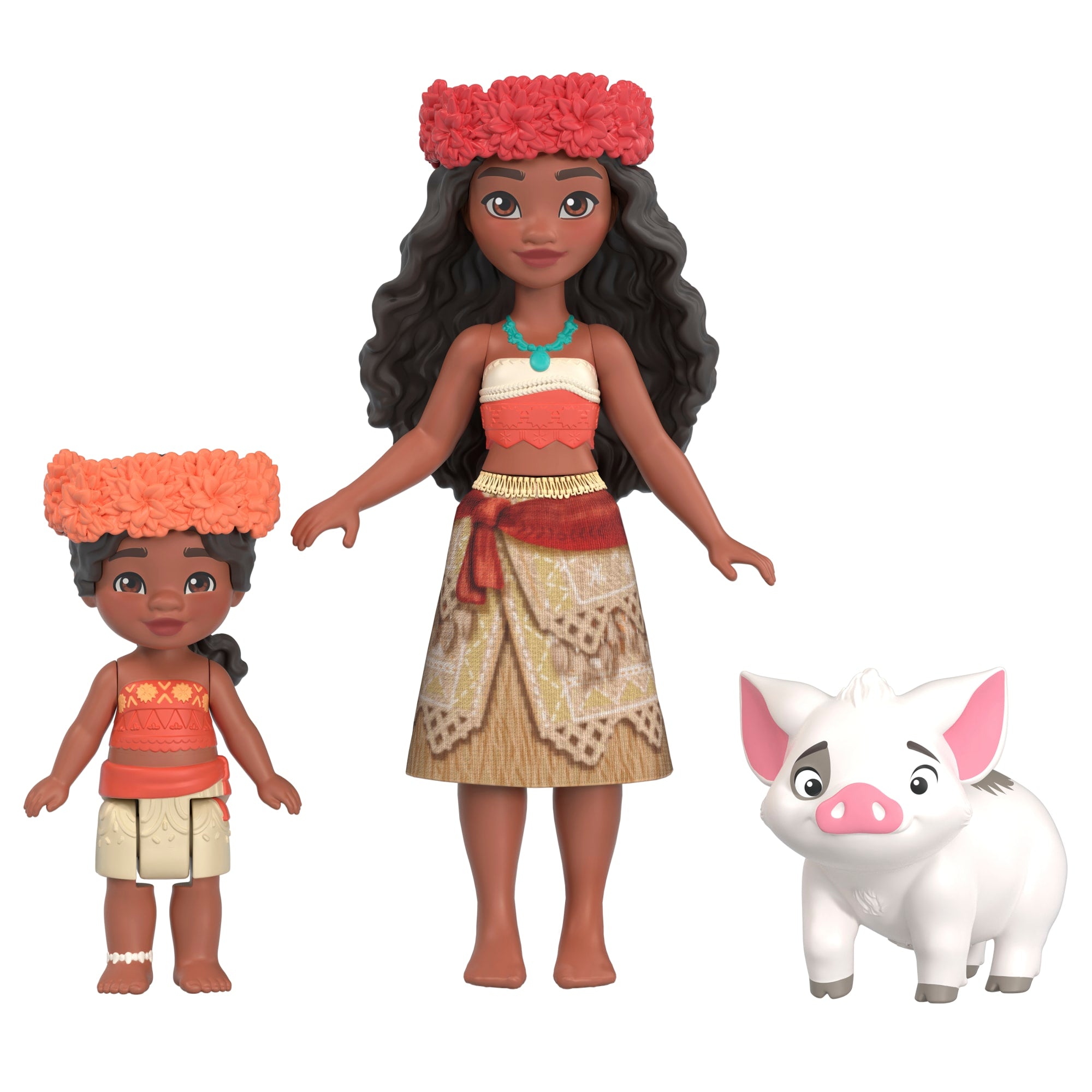 Moana 2 Conjunto de Brinquedo Casa Moana e Simea com Pua e Acessórios