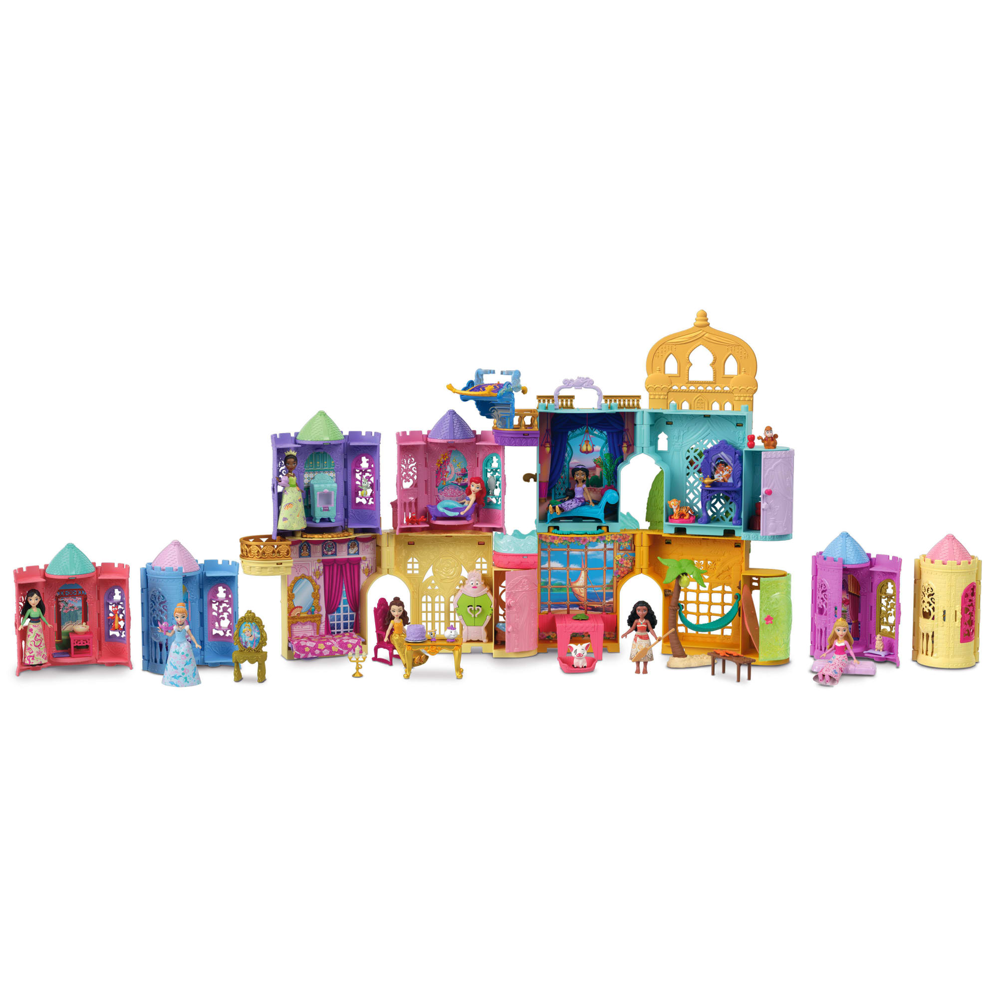 Princesses Disney  Tourelle Surprise  Petite Poupée, 5 Surprises