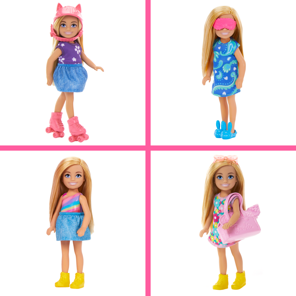 Barbie Chelsea Doll & Closet Toy Playset With CloThes & Accessories