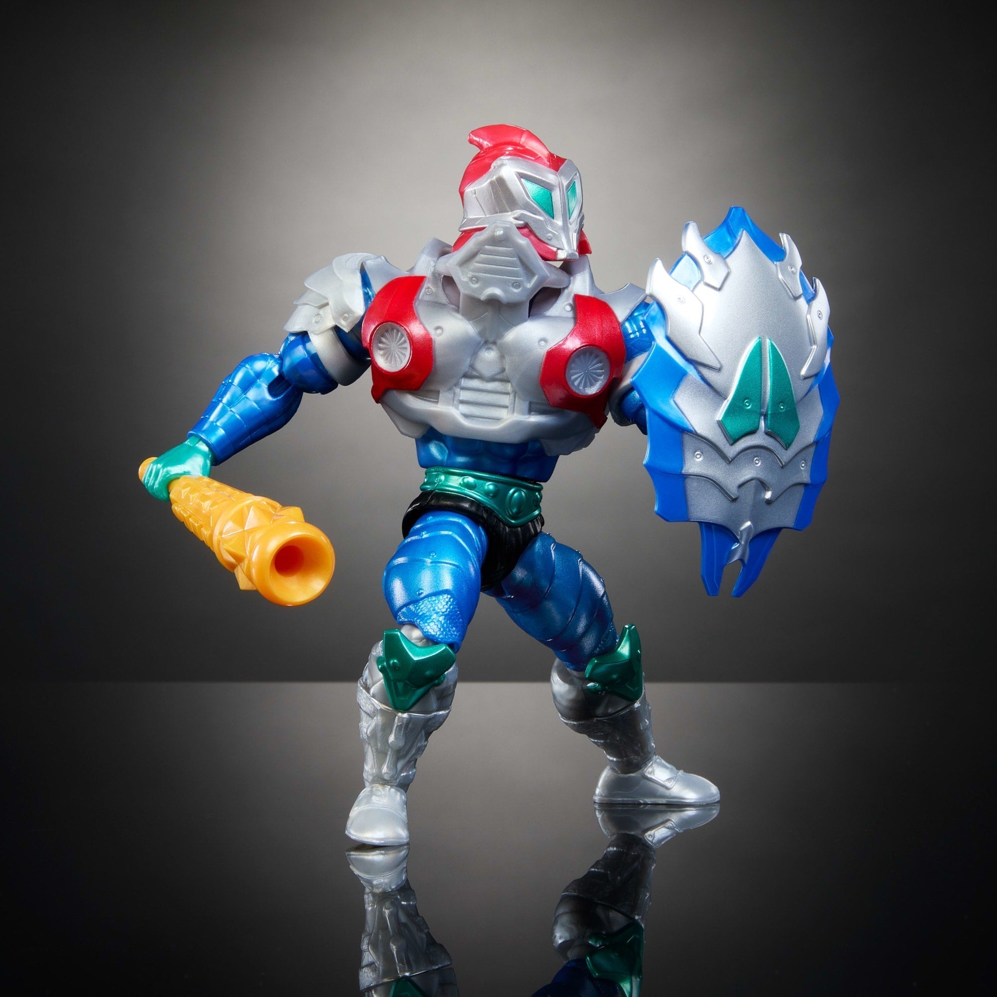 Masters of the Universe Tartarugas of Grayskull Figura de Ação Mekaneck de 5.5 polegadas