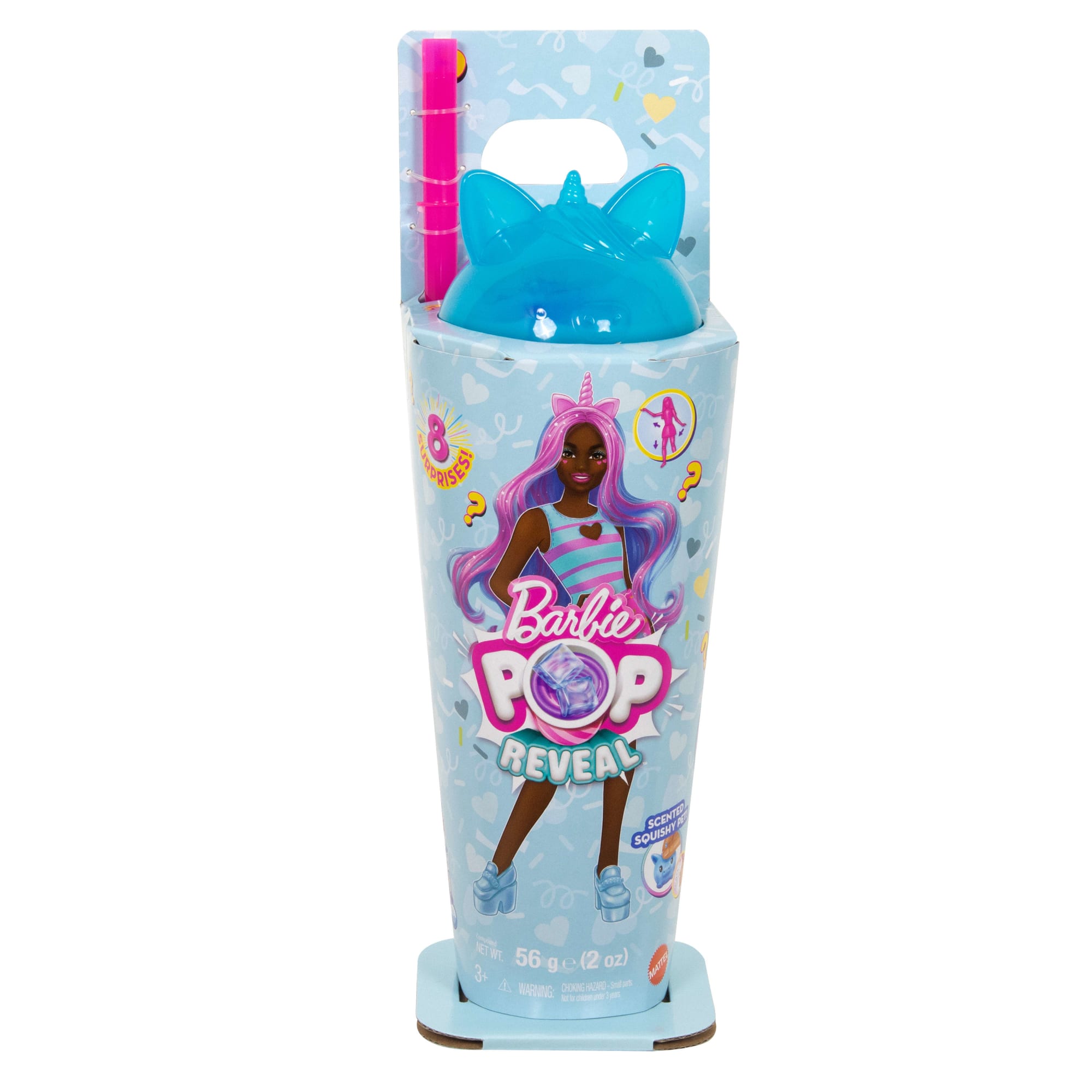 Barbie Pop Reveal Boneca Série de Animaizinhos Unicórnio