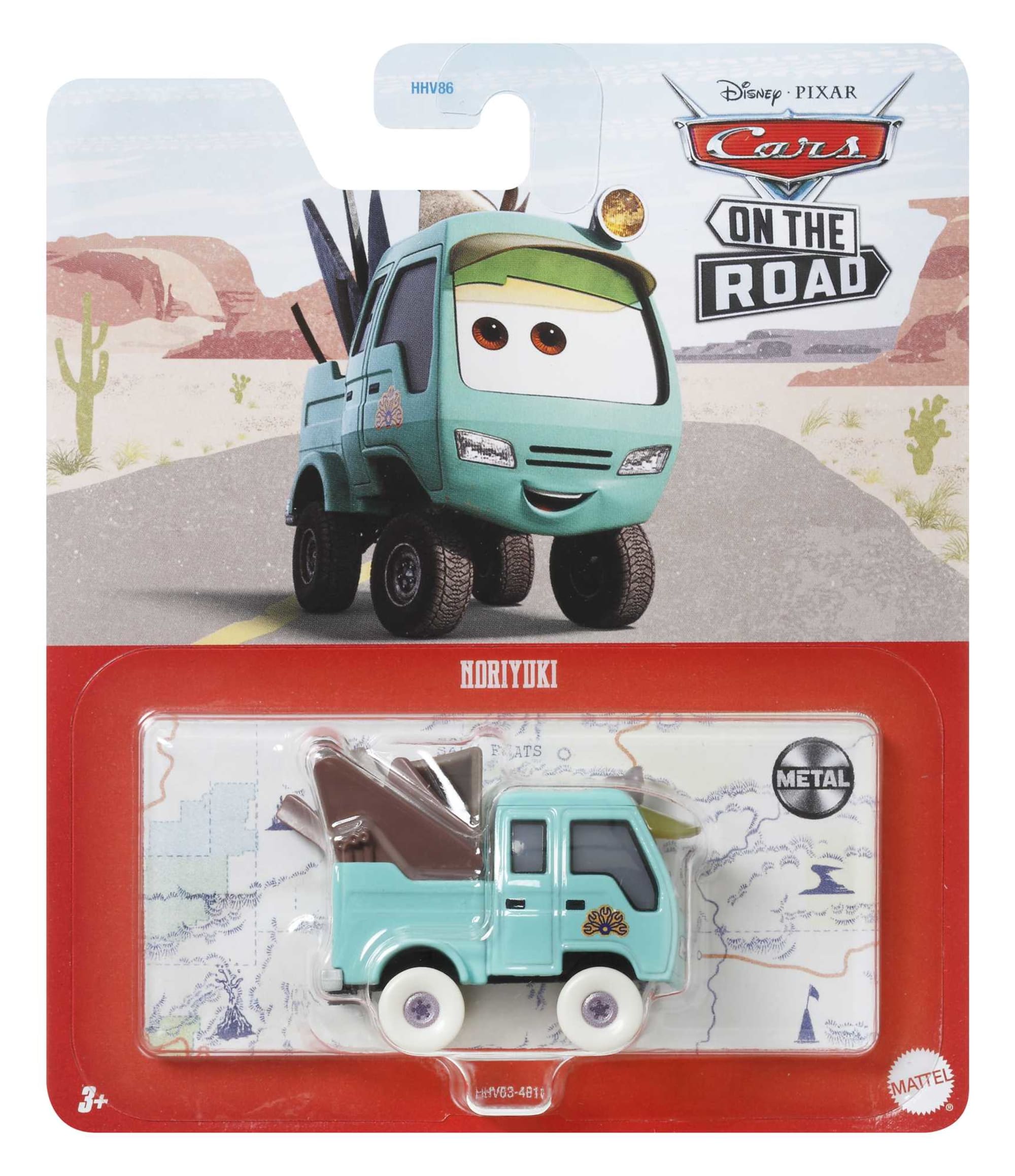 Cars de Disney y Pixar Diecast Vehículo de Juguete Noriyuki Mecánico